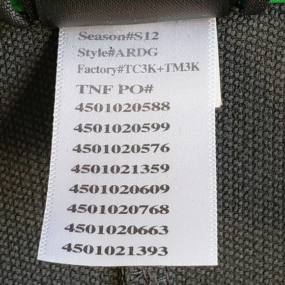 North Face Jacket Men's Apex Green Soft Shell Full Zip Size Medium Gray Logo - Picture 15 of 15